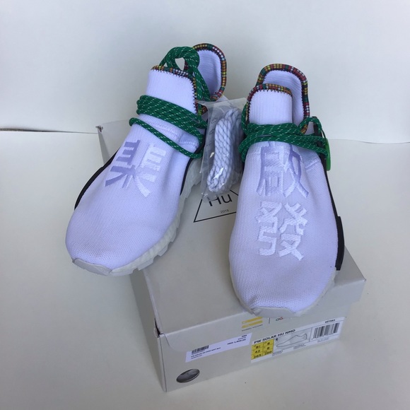 **SOLD** Adidas PHARRELL Solar HU NMD White Sz 8.5 - Picture 3 of 7